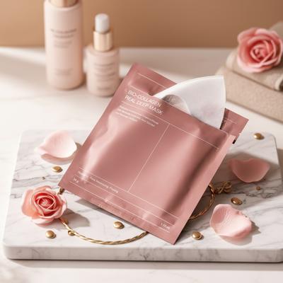 Ambiance spa rose et marbre
